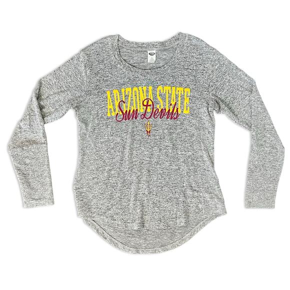 Arizona State University Sun Devils Long Sleeve Tee Light Jersey Sweater size L - Picture 2 of 7